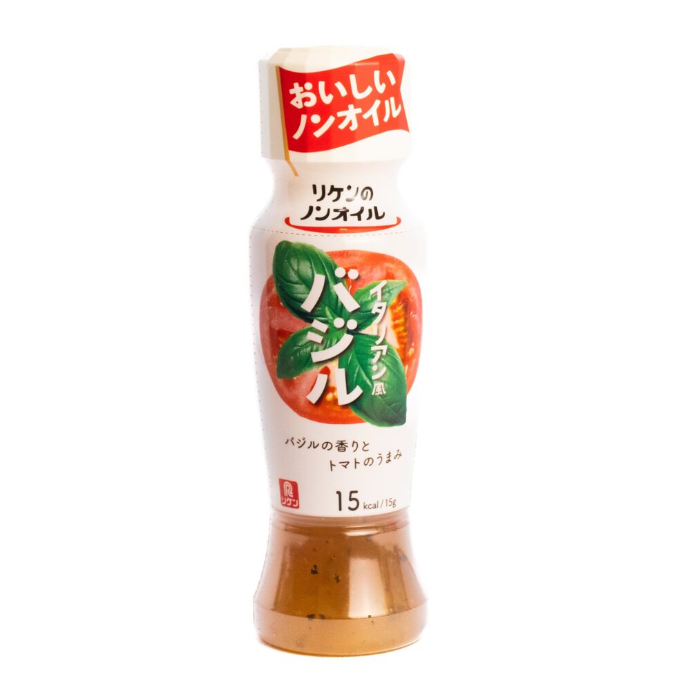 【Best Before:15/08/2025】Riken Non-Oil Italian Style Basil 190ml