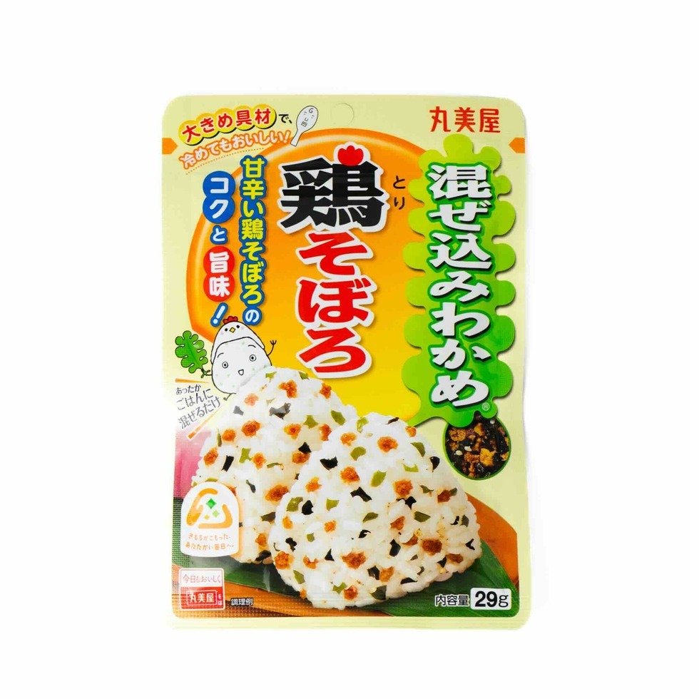 【Best Before:28/09/2025】Marumiya Mazekomi Wakame with Chicken Mince 29g