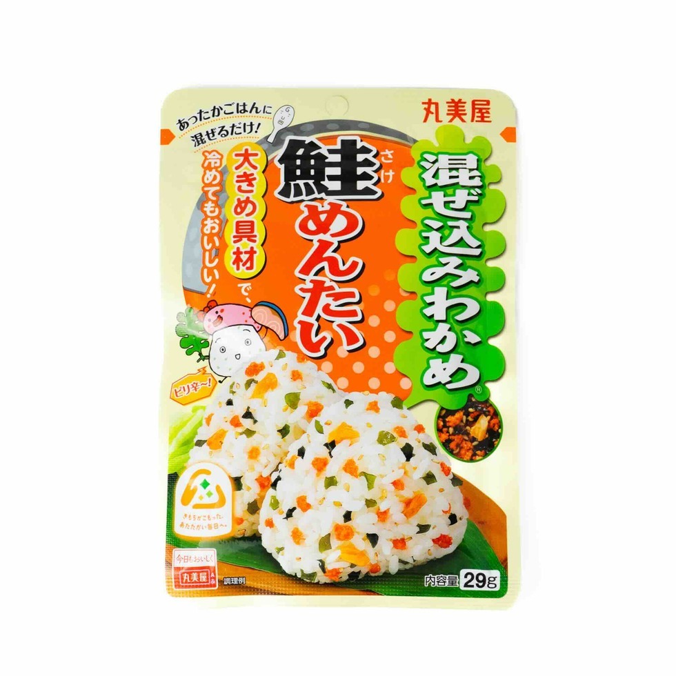 【Best Before:25/09/2025】Marumiya Mazekomi Wakame with Salmon and Mentaiko 29g