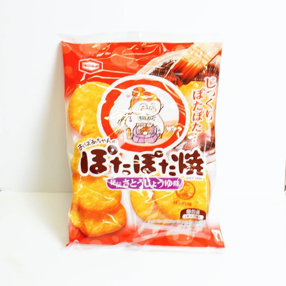 【Best Before:25/09/2025】Kamedaseika Obaachan No Potapotayaki Sweet Soy Sauce Rice Crackers  122g