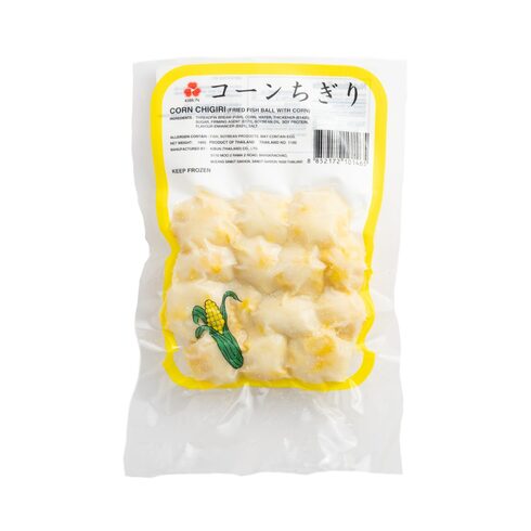 Kibun Corn Chigiri - Deep-Fried Surimi With Corn 140g