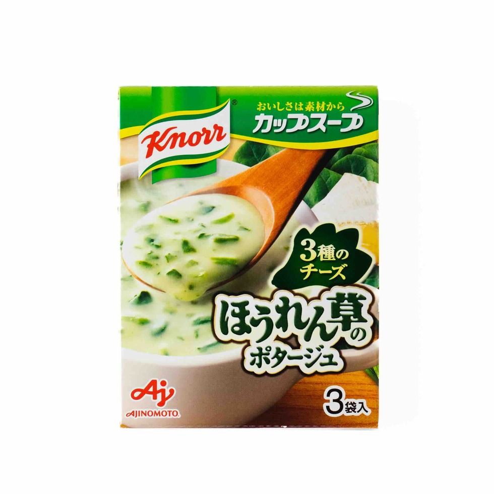 【Best Before:30/09/2025】Knorr Cup Cheese-Flavoured Spinach Potage 3pc