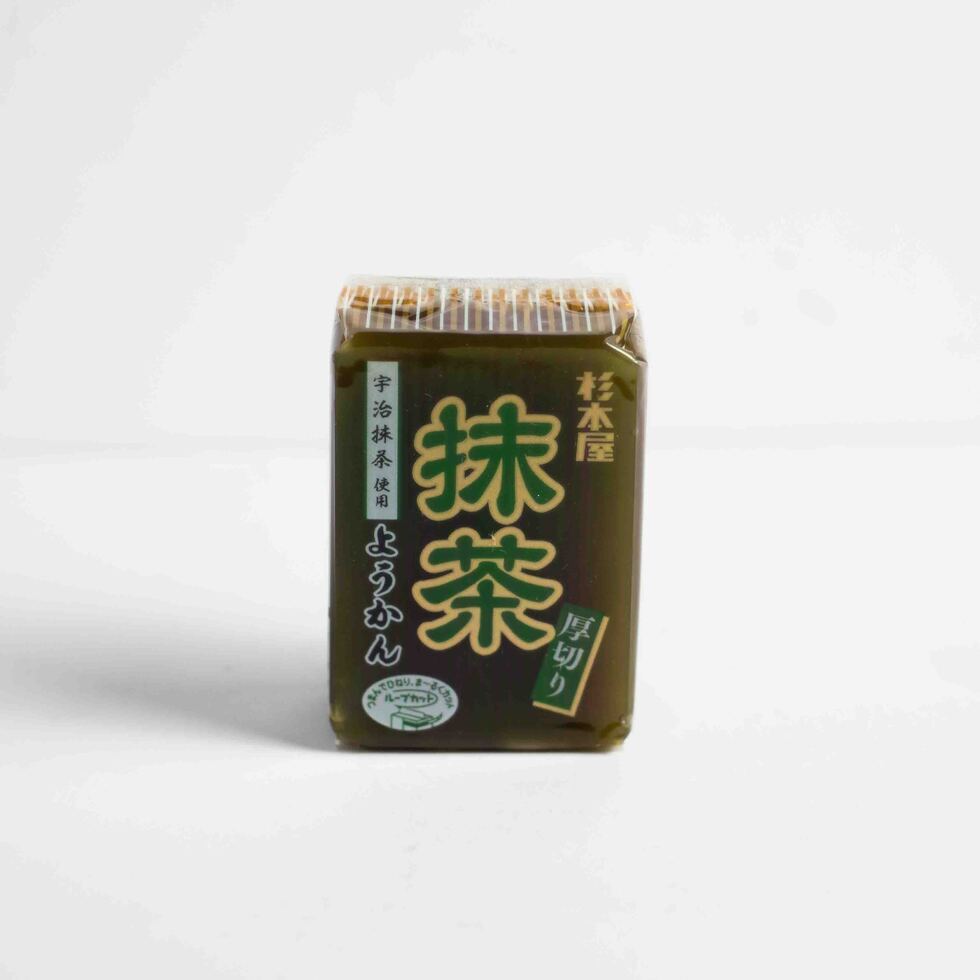 【Best Before:30/09/2025】Sugimotoya Matcha Flavor Sweet Bean Jelly 150g