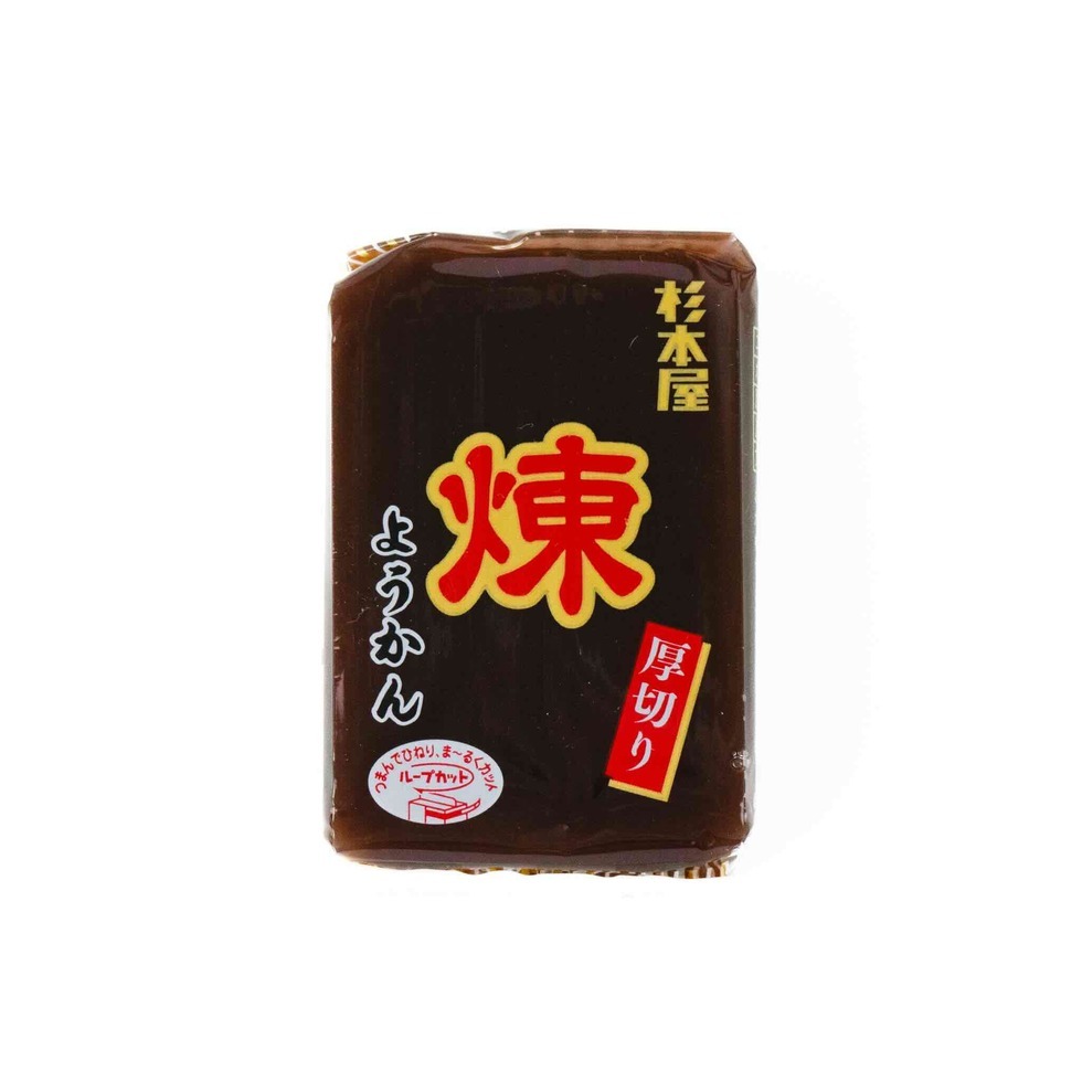 【Best Before:30/09/2025】Sugimotoya Thick-Cut Yokan Neri (Smooth Red Beans) 150g