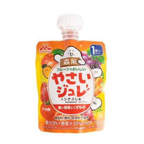 Morinaga Yasai Jure Jelly – Red Vegetables & Fruits 70g