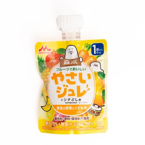 Morinaga Yasai Jure Jelly – Yellow Vegetables & Fruits 70g