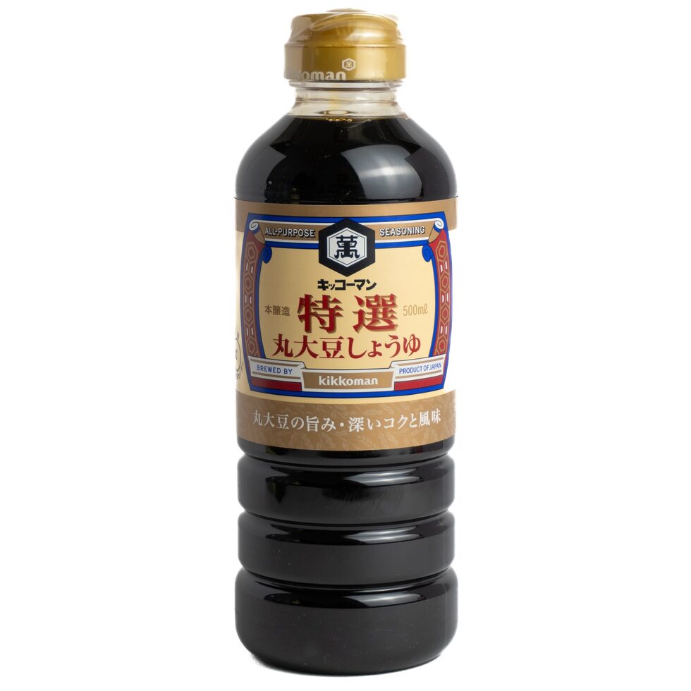Kikkoman Tokusen Whole Soybean Soy Sauce 500ml