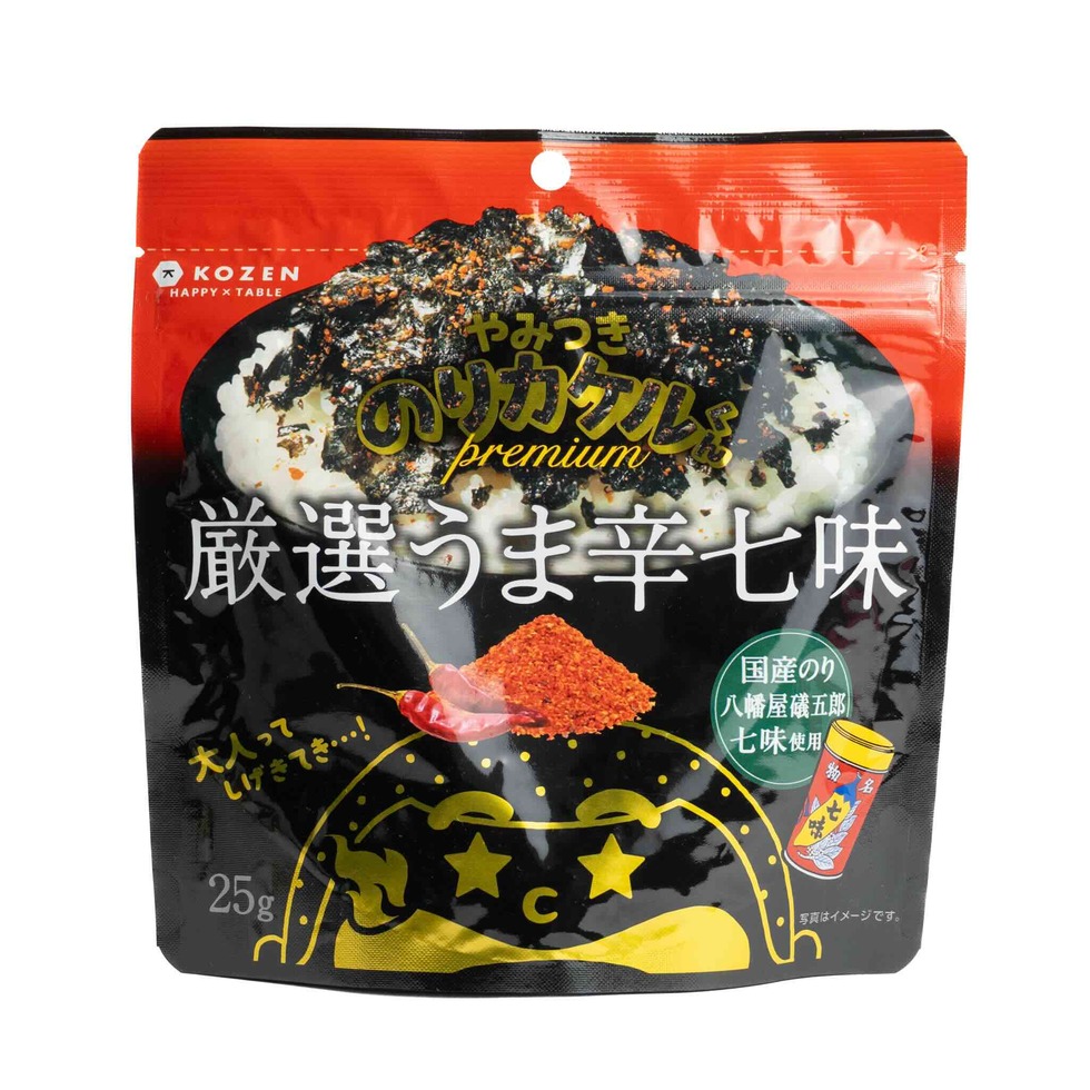 Norikakeru-kun Premium – Shichimi Seven Spice & Nori Seaweed Rice Seasoning 25g
