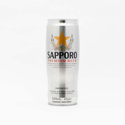 サッポロ プレミアムビール（シルバー缶）5％ 650ml