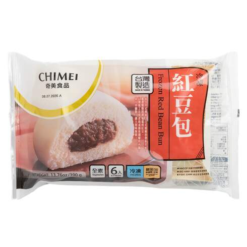 CHIMEI Red Bean Bun 390g (6Pcs)