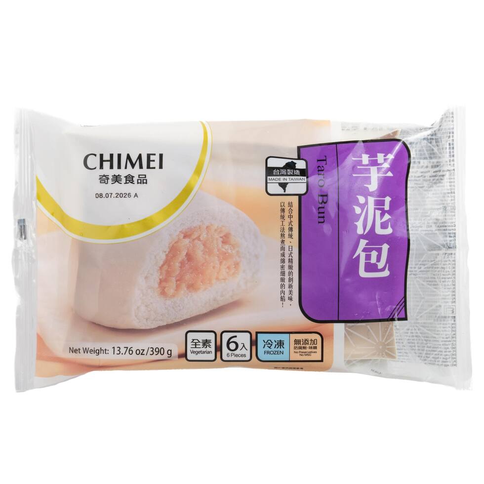 CHIMEI Taro Bun / 奇美 芋泥包 390g（6Pcs）