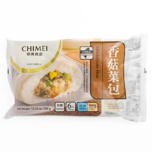 CHIMEI Mushroom & Vegetables Buns 390g (6Pcs)