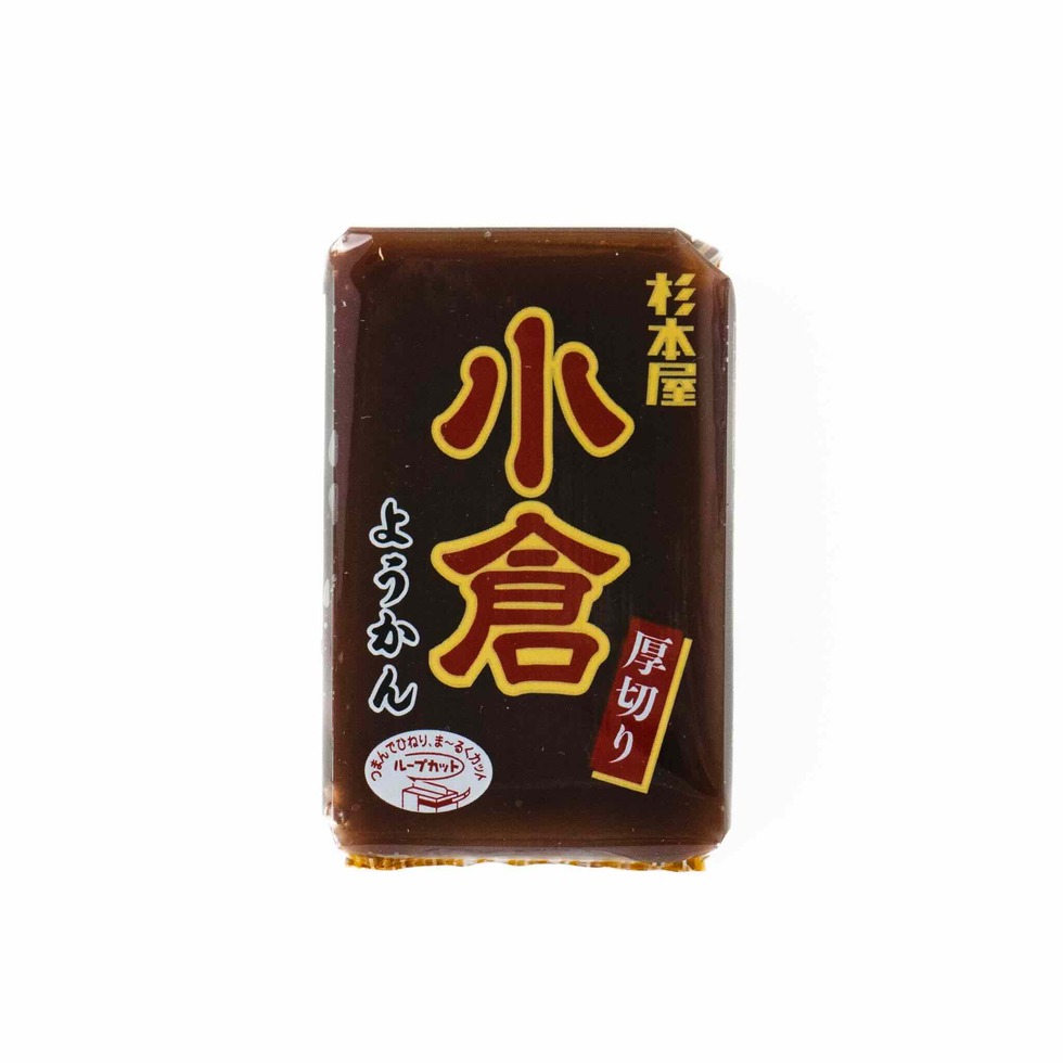 【Best Before:30/09/2025】Sugimotoya Thick-Cut Yokan Ogura (Chunky Red Beans) 150g