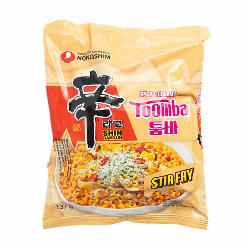 Nong Shim Shin Ramen Toomba Stir-Fry (Spicy & Creamy Flavour) 137g 