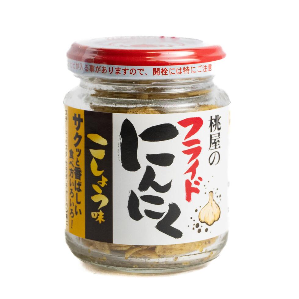 Momoya Fried Garlic – Black Pepper Flavour 40g