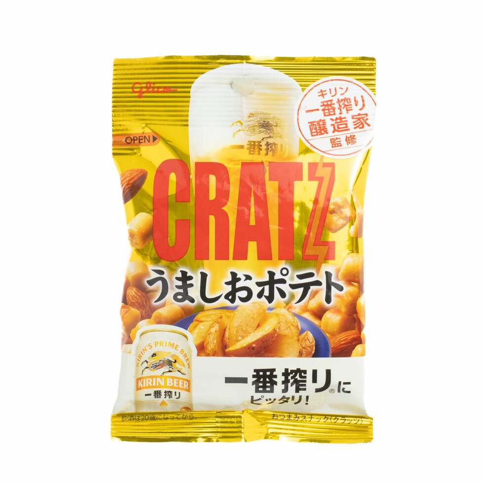 Glico Cratz Bites Umashio (Savoury Salt) Potato Flavour 42g