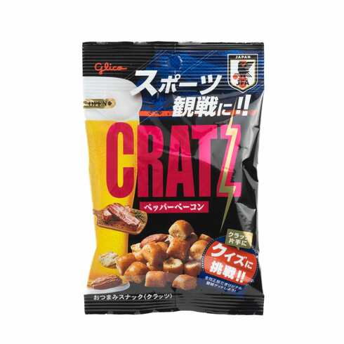 Glico Cratz Bites Pepper Bacon Flavour 42g