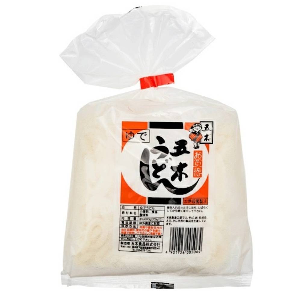 Pre-Cooked Udon Noodles 200g×3 servings (without soup)