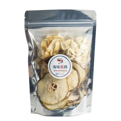 Herbal Soup Pack Chuanbei, Dried Tangerine Peel, Snow Pear & Lily Bulb Serves 4–5