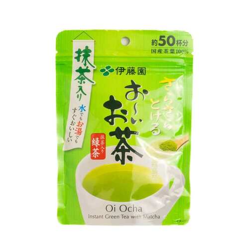 【Best Before:28/02/2026】Itoen Ooi Ocha Sarasara Green Tea with Matcha 40g (Tea Powder for 50 Serves) 