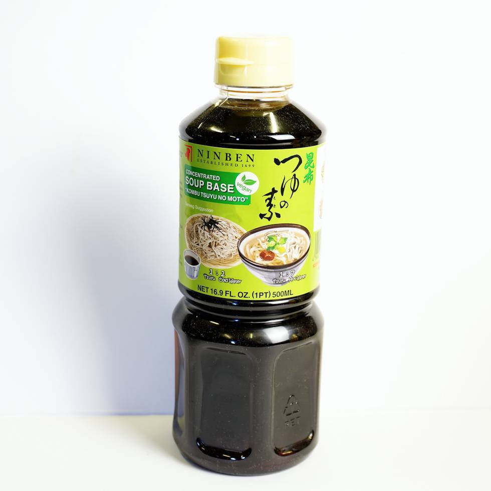 【Best Before:06/10/2025】Ninben Concentrated Soup Base (Vegan) - Konbu Tsuyu No Moto 500ml
