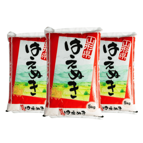 Haenuki Japanese Rice from Yamagata 15kg (5kg x 3)