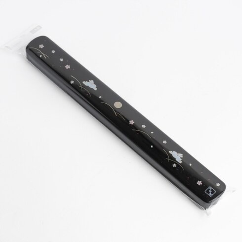 Chopstick Case with Rabbit Pattern (Slide type, Made in Japan)