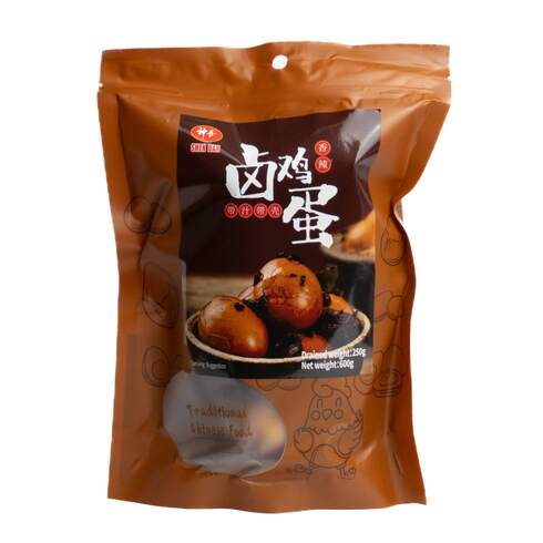 Shen Dan Hot & Spicy Marinated Eggs with Shell 600g (Drained Weight 250g)