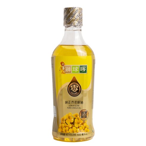 Lion & Globe Pure Canola Oil 600mL