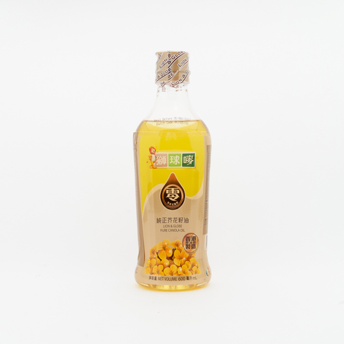Lion & Globe Pure Canola Oil 600mL
