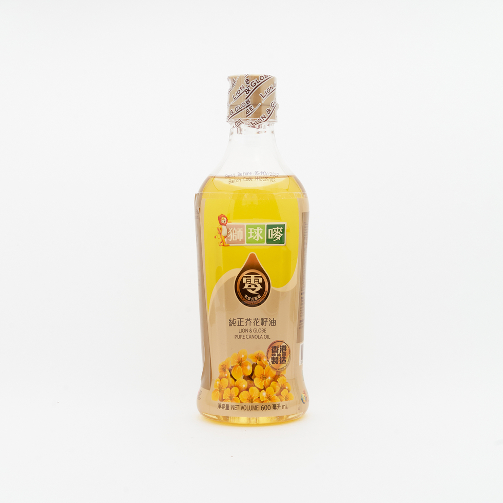 獅球嘜 純正芥花籽油 600mL