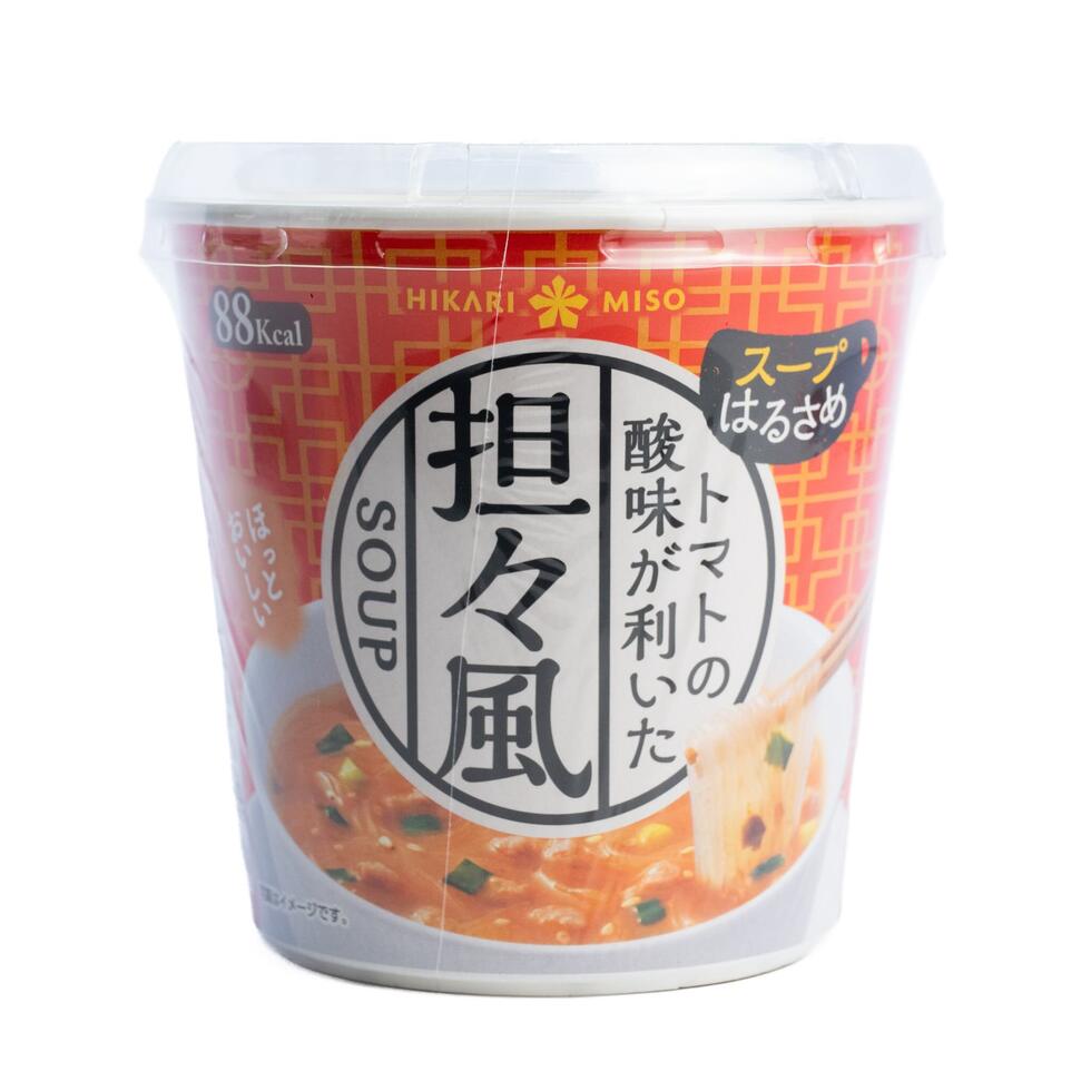 Hikari Cup Soup Harusame (Glass Noodles) Tomato Tantan Style