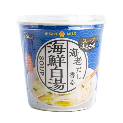 Hikari Cup Soup Harusame (Glass Noodles) Seafood Paitan