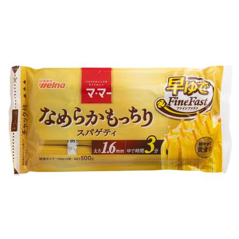 マ・マー なめらかもっちり早ゆでスパ 1.6mm 500g