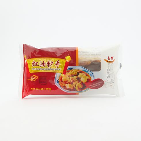康楽 四川風 ピリ辛豚肉ワンタン 140g