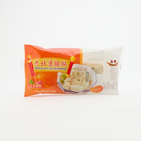 康樂 老北京三鮮餛飩（豬肉蝦仁韭菜）140克