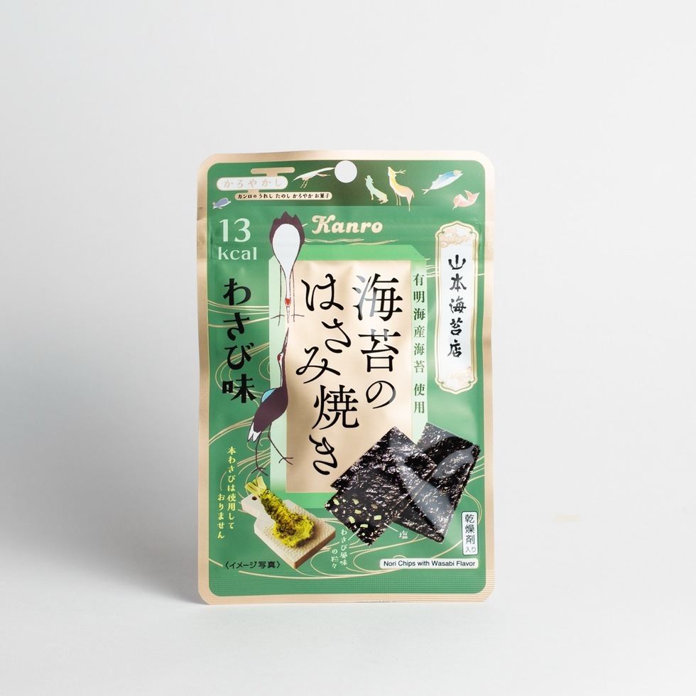 【Best Before:30/09/2025】Nori Sandwich with Wasabi Flavor 4.4g