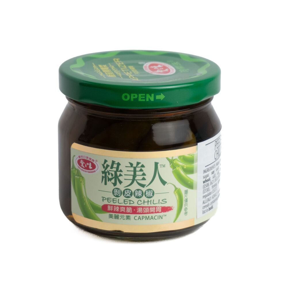 愛之味 台湾 皮むき青唐辛子 200g