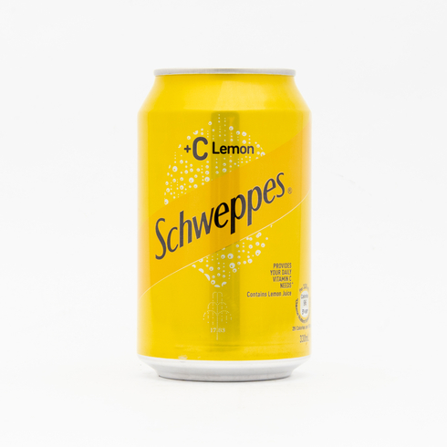 Schweppes +C Lemon Soda 330ml
