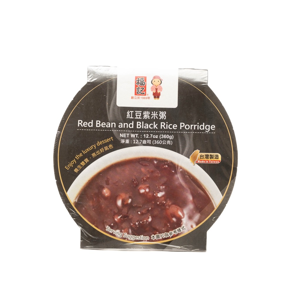 Fu Che Red Bean & Black Rice Porridge 360g (Made in Taiwan)