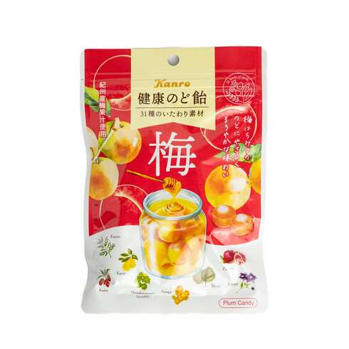 Kanro Healthy Throat Candy Plum 90g