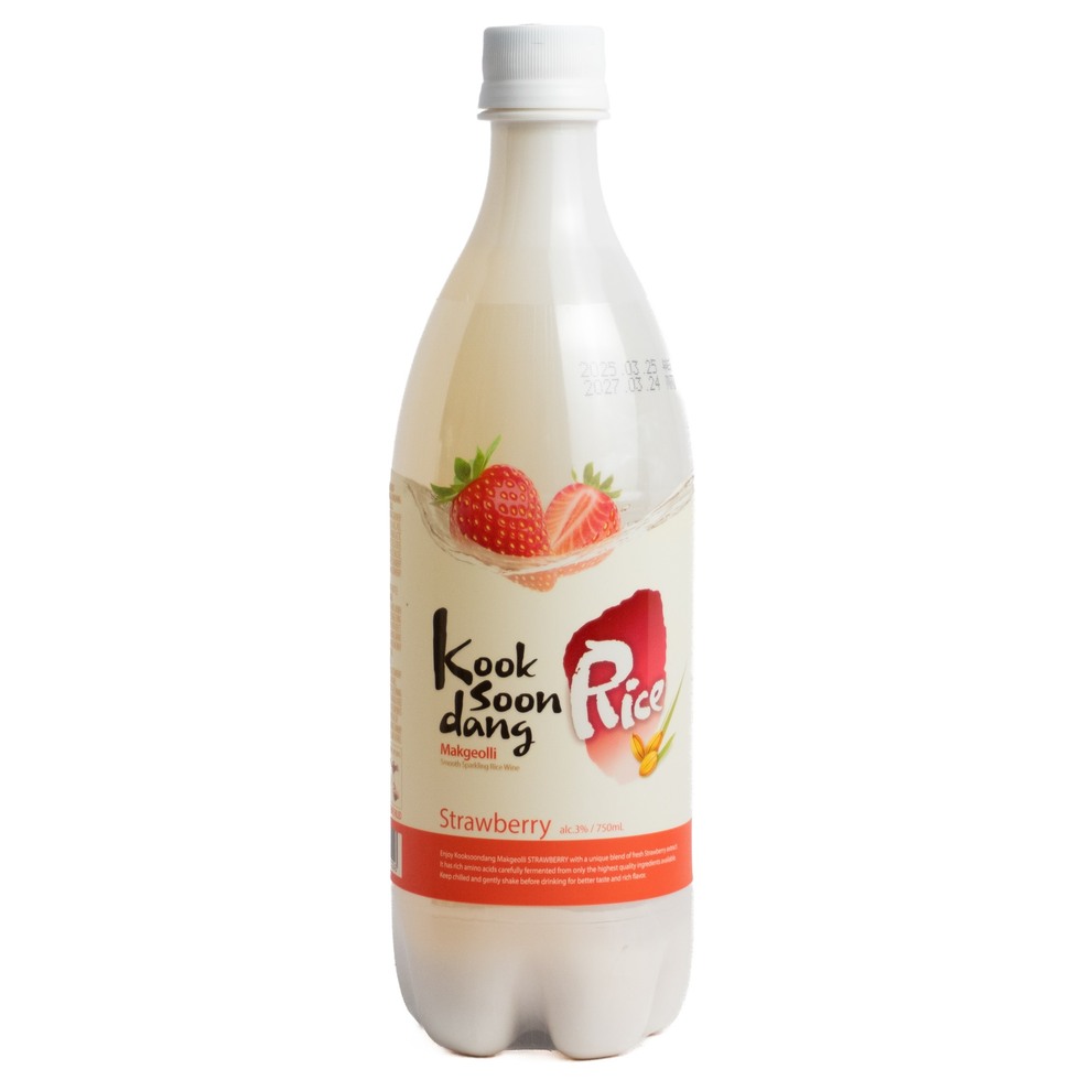 Kooksoondang Makgeolli Strawberry 3% 750ml
