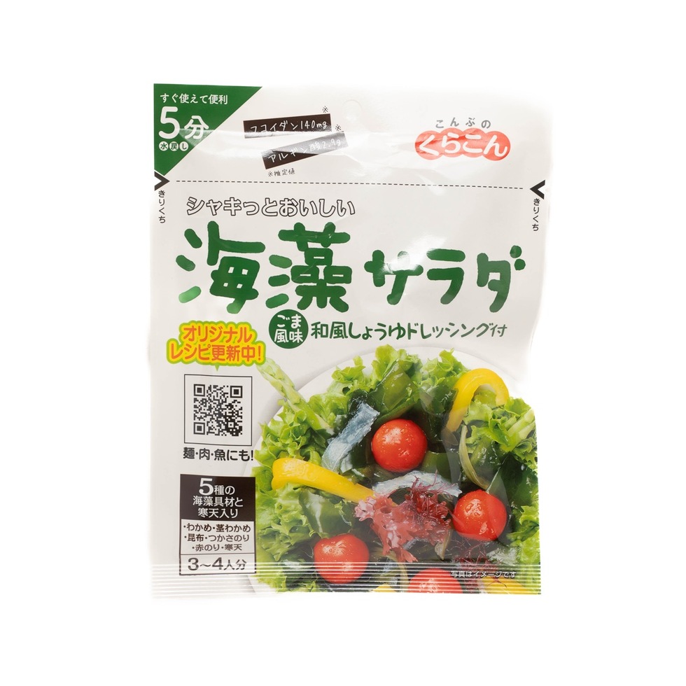 Kurakon Seaweed Salad Mix with Japanese-Style Dressing 40g