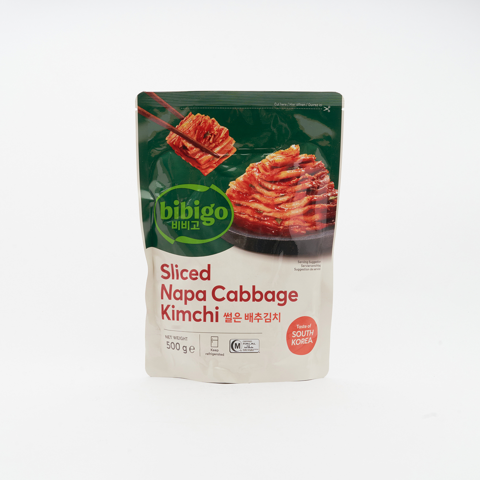 CJ Bibigo Sliced Kimchi in pouch  500g