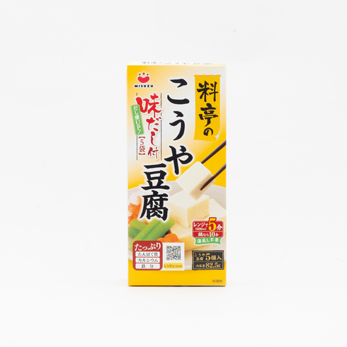 Ryotei-Style Koya Tofu (Freeze-Dried Tofu with Seasoning Pack) – 5 Pieces