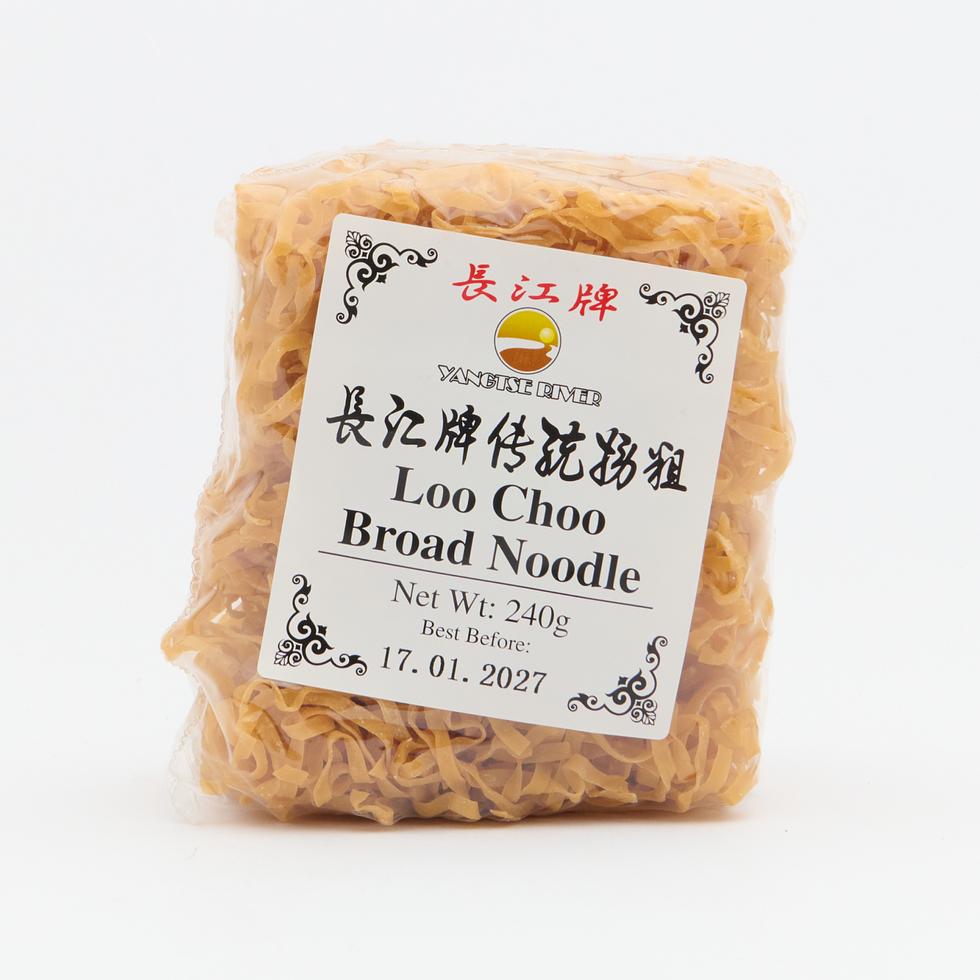 長江 香港風卵入り太麺 240g