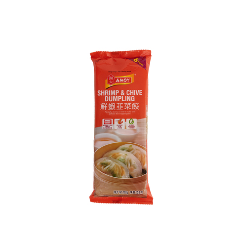 Amoy Shrimp & Chive Dumpling 102g (6 Pieces, Made in Hong Kong)