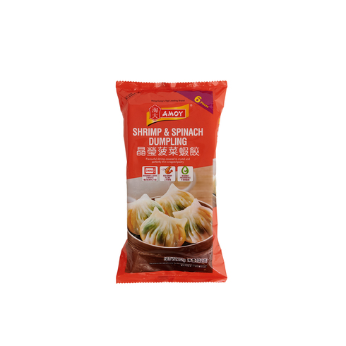 Amoy Shrimp & Spinach Dumpling 102g (6 Pieces, Made in Hong Kong)