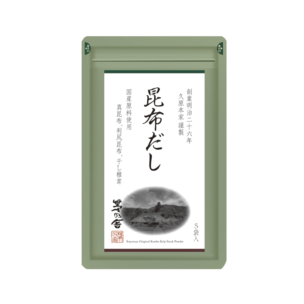 久原本家 茅乃舎 昆布だし 5袋入