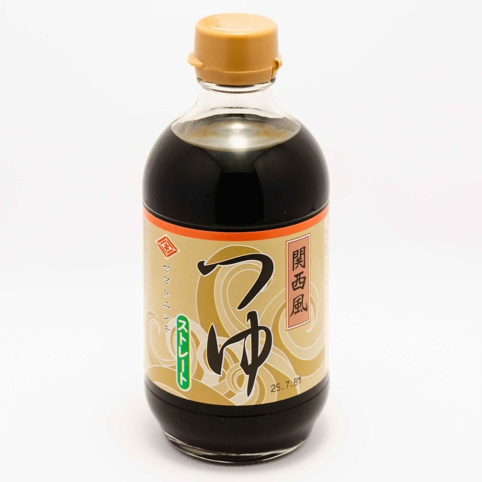 【賞味期限:2025年12月31日】ニシキ醤油 関西風つゆ ストレート 400ml